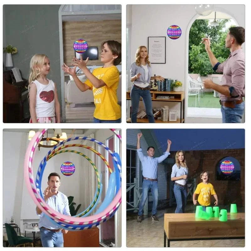 Leuchtende Flugkugel Boomerang Spielzeug Gyro Action Predrag Mihajlovic