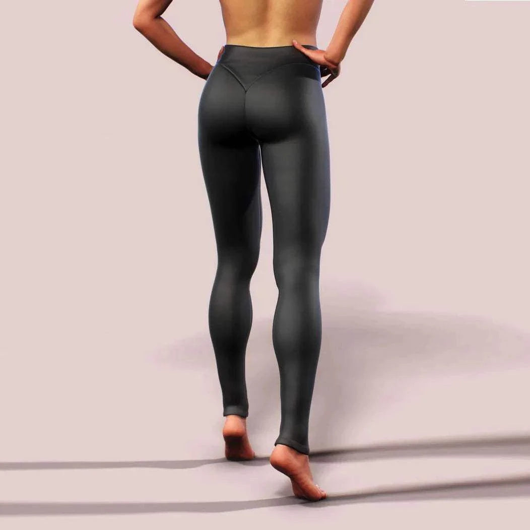 Highwaist Metallisch Slim Fit Pencilhose Elastisch Peks-Shop