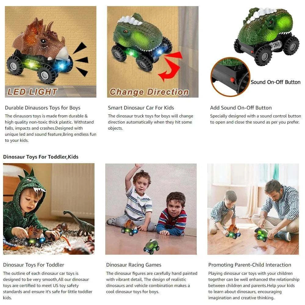 Rasantes Dino-Car Abenteuerauto Peks-Shop