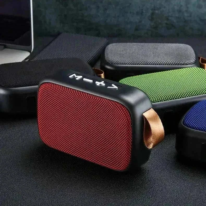 Bluetooth tragbarer Subwoofer mit MP3-Player und FM-Radio, unterstützt TF-Karte und U-Disk, 3W Akku