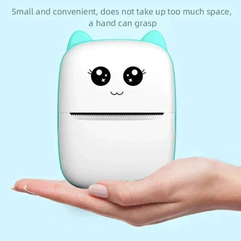 Mini CAT Thermodrucker kompakter Bluetooth Thermodrucker für mobiles Drucken von Fotos und Etiketten