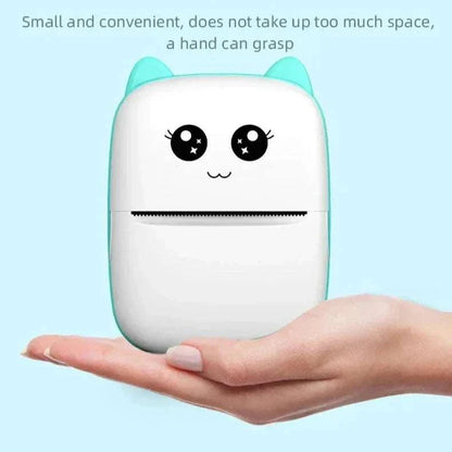 Mini CAT Thermodrucker kompakter Bluetooth Thermodrucker für mobiles Drucken von Fotos und Etiketten