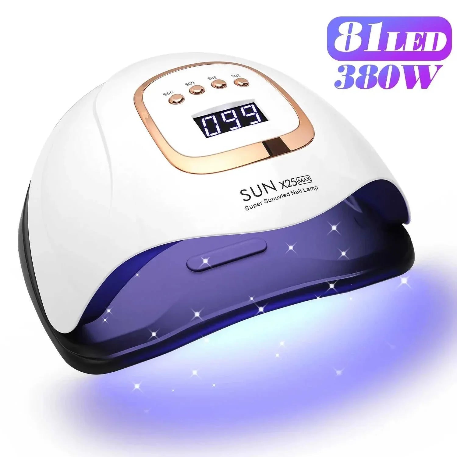 Profi UV LED Nageltrockner für schnelles und schmerzfreies Aushärten von Gelnägeln zu Hause