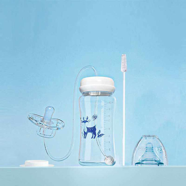 Freihandige Babyflasche