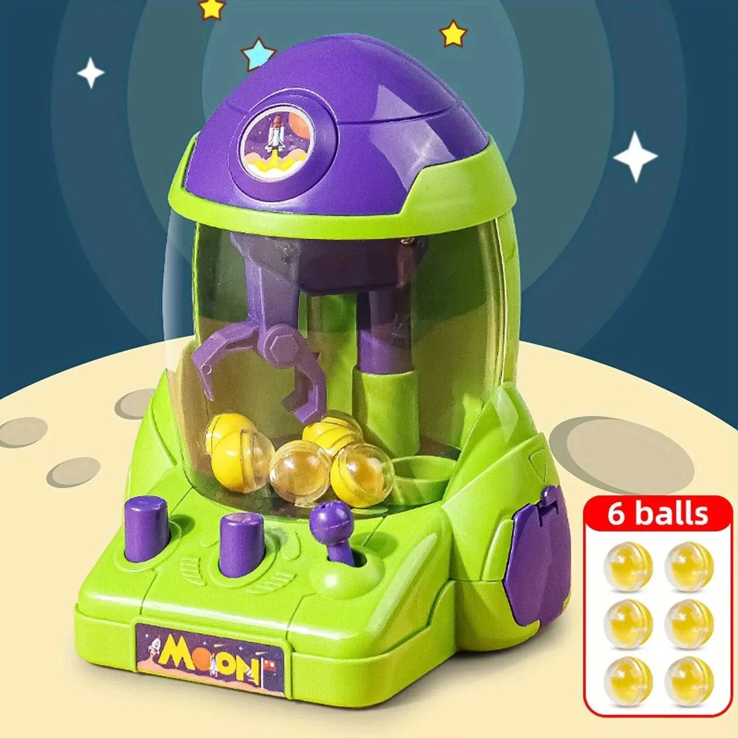 Raketen Fangspiel Mini-Klauer Tischkonsole