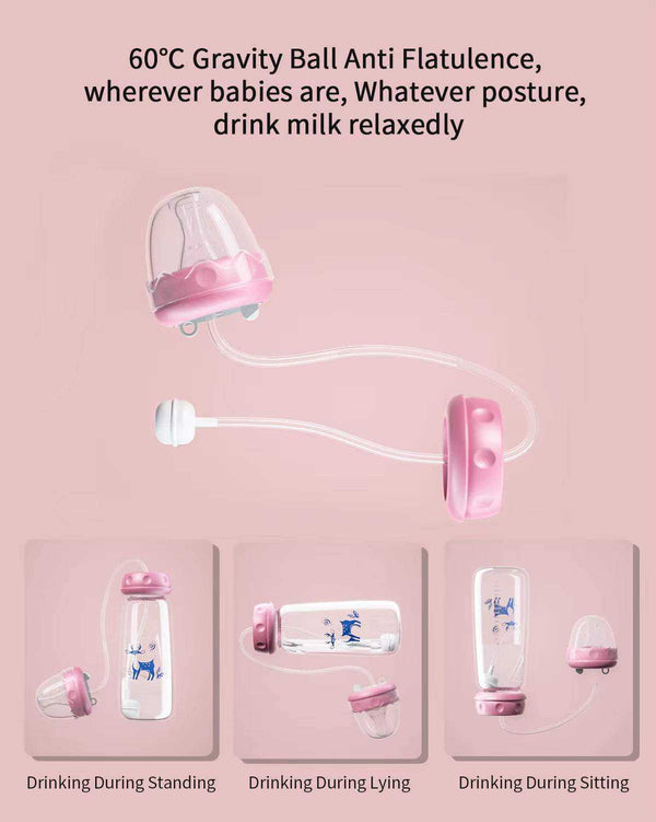 Freihandige Babyflasche