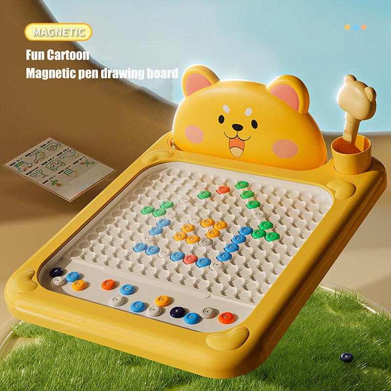 Magnettafel Shiba und Bär Spaß