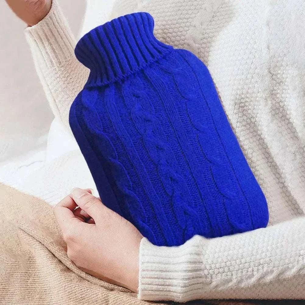 Flauschiger Warmflaschenbezug
