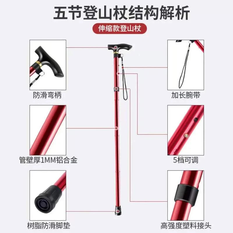 Foldable Trekking Poles Pro Lightweight Robust Packable