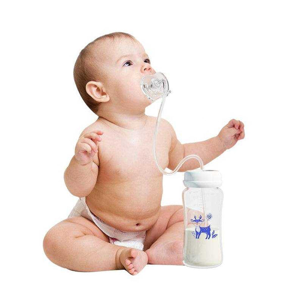 Freihändige Babyflasche für Entspannung
