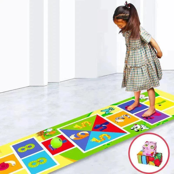 Sprungfeld Spielteppich