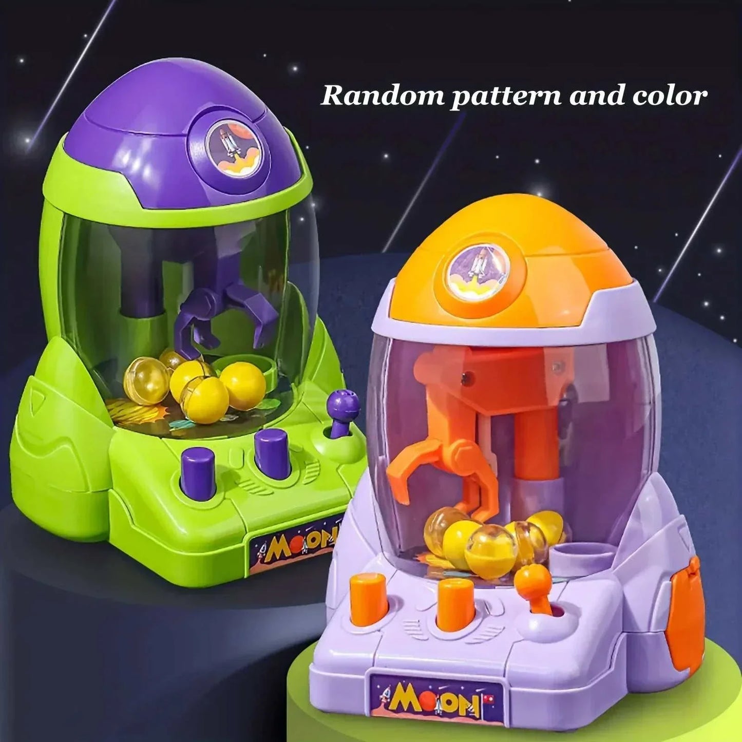 Raketen Fangspiel Mini-Klauer Tischkonsole schnelles Desktop-Spiel für Präzision und Familienzeit