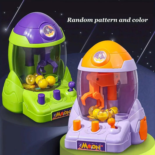 Raketen Fangspiel Mini-Klauer Tischkonsole schnelles Desktop-Spiel für Präzision und Familienzeit