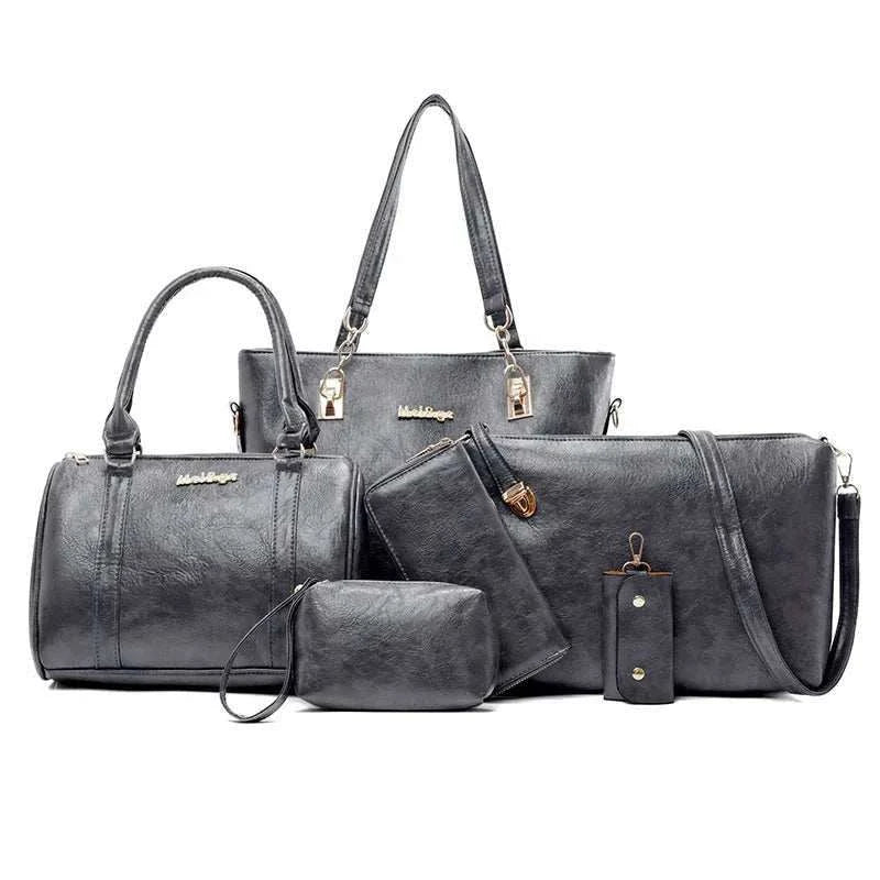 Leder Alltagstasche Set