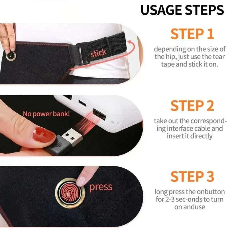 KomfortPro Kabelloses Huftwarmeband