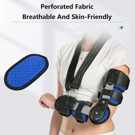 Starker Ellenbogen Schoner ergonomisch verstellbar zur stabilen Heilung und Schmerzreduktion bei Ellenbogenverletzungen