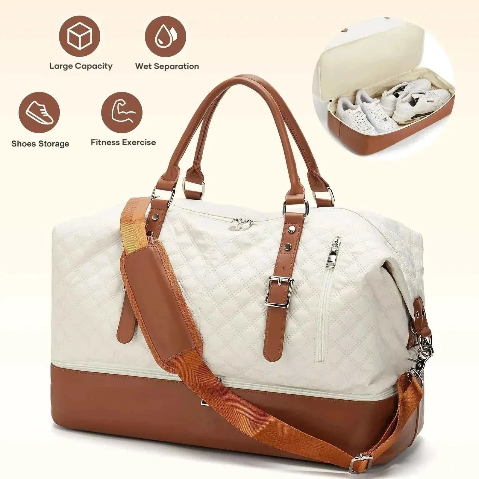 Robuste Urban Weekender Reisetasche aus Nylon für stressfreie Reisen und Krankenhausaufenthalte