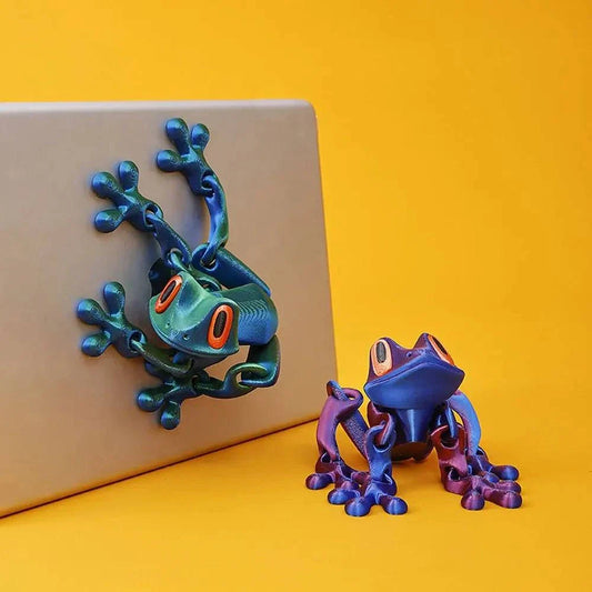 Frosch Figur Magnetico Deko-Spielzeug für Schreibtisch und Kühlschrank