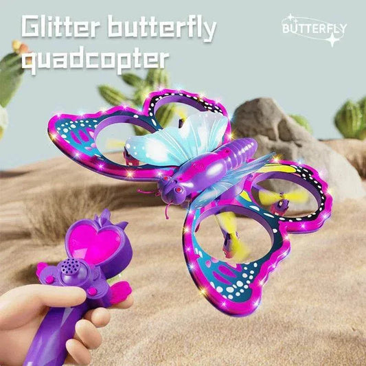 Glitter Schmetterling Mini Drohne fliegt stabil drinnen und draußen