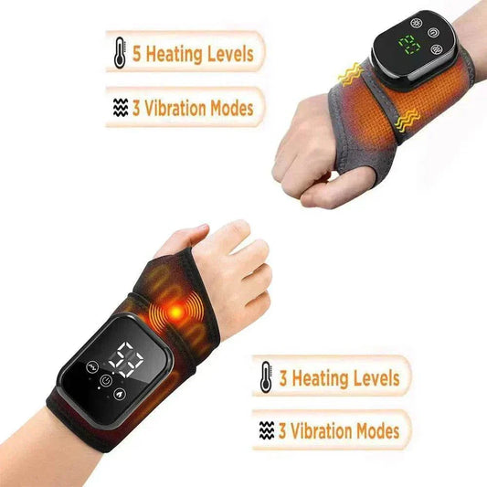 Warme Massage Handgelenkband zur Schmerzlinderung und Regeneration mit integrierter Wärme- und Massagefunktion