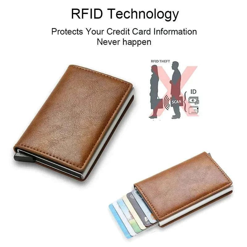 Slim Smart Carbon RFID Geldbörse
